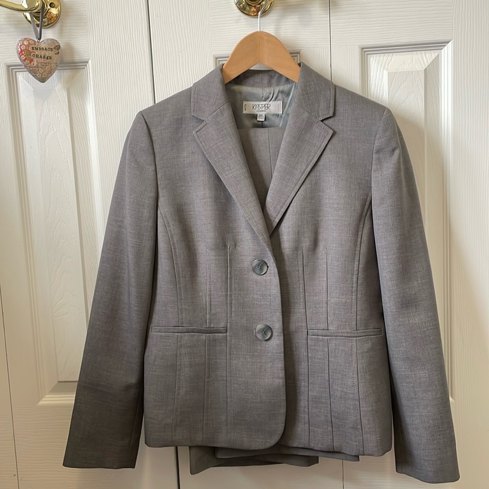 KASPER FULL SUIT JACKET/PANT SET